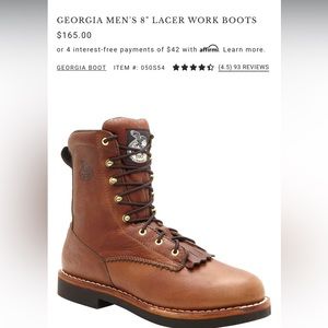 Mens 10 wide work boot